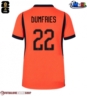 Nizozemsko Denzel Dumfries #22 Domácí Dres MS 2026 Krátkým Rukávem